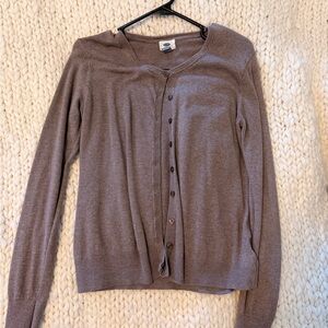 Old Navy Women's Taupe Button Down Cardigan